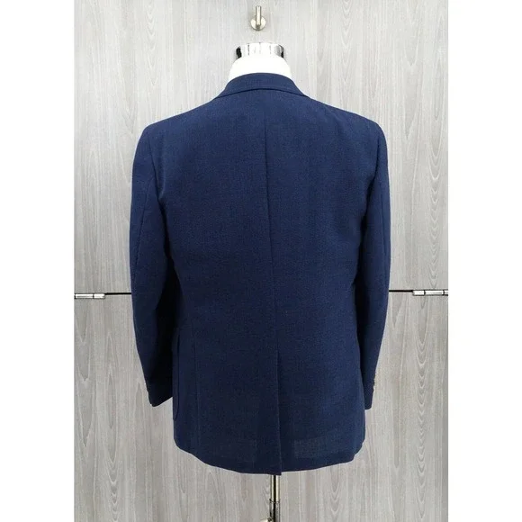 Stafford Mens Gold Button Blazer Size 44R - Picture 6 of 9